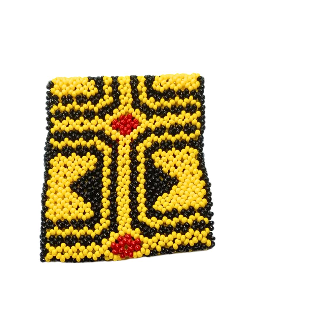 Pulseira de Miçangas Arte Indígena Elástica | Fulni-Ô | 1005