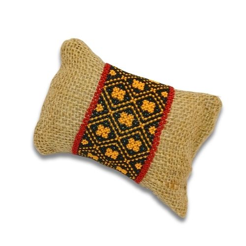 Pulseira de Miçangas Arte Indígena Elástica |Waura| 1227