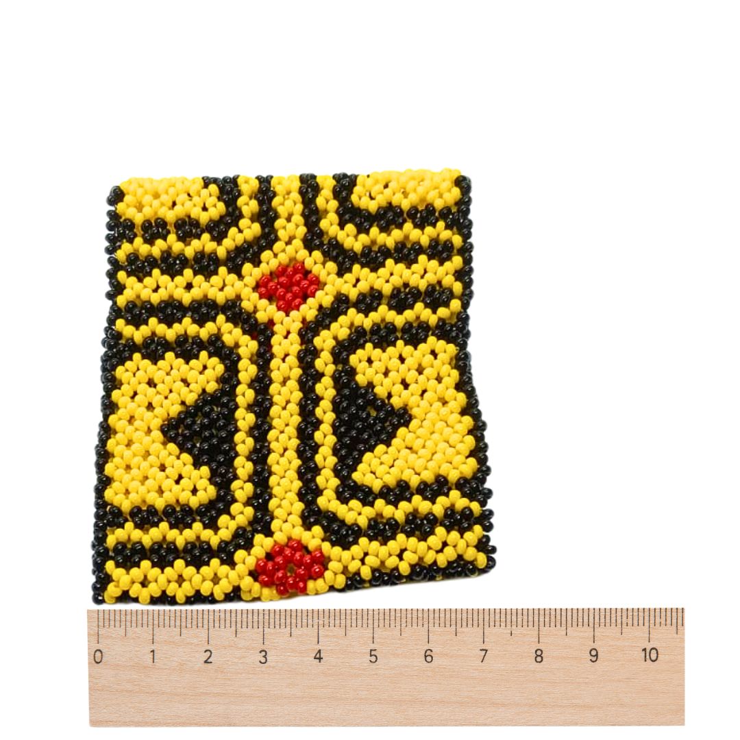 Pulseira de Miçangas Arte Indígena Elástica | Fulni-Ô | 1005