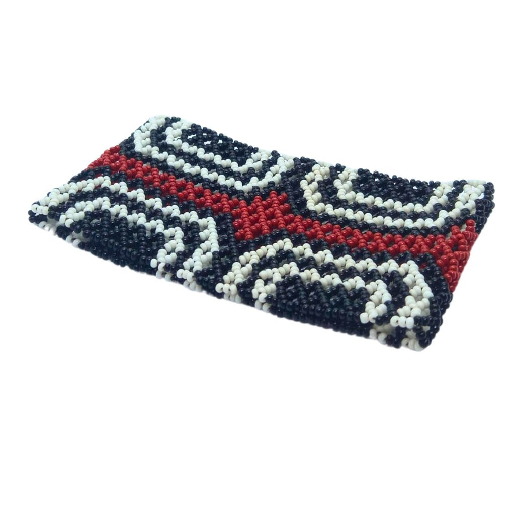 Pulseira de Miçangas Arte Indígena Elástica |Waura| 1229