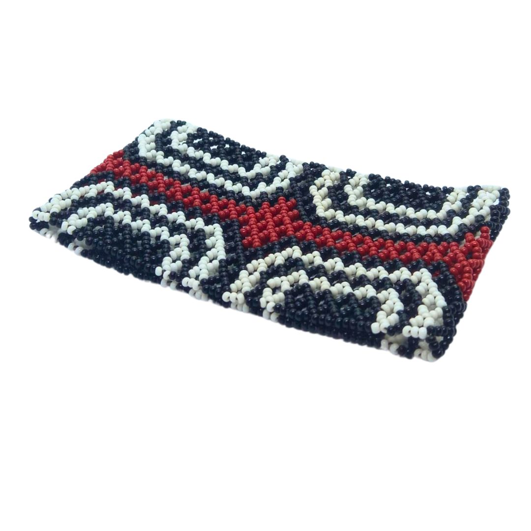 Pulseira de Miçangas Arte Indígena Elástica |Waura| 1229