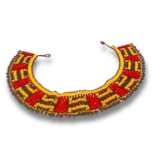 Colar de Miçangas Arte Indigena  Rainha |Waura| 1435