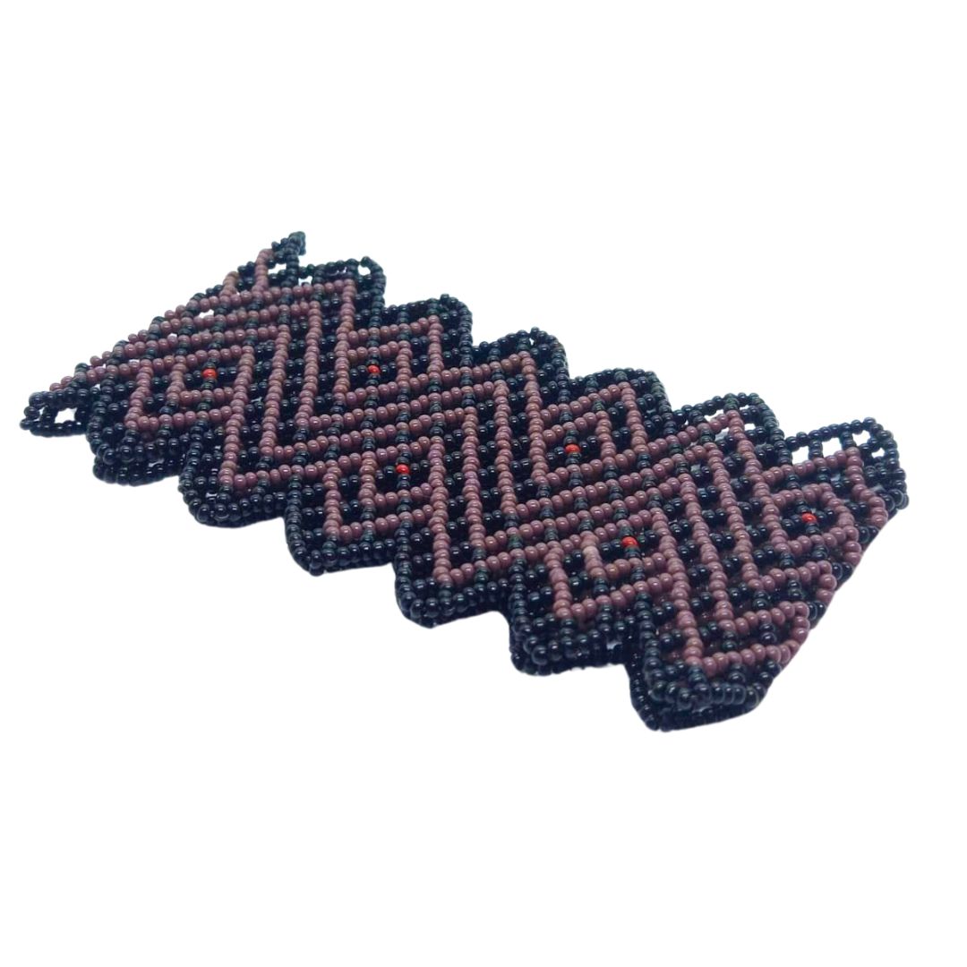 Pulseira de Miçangas Arte Indígena Elástica |Waura| 1221