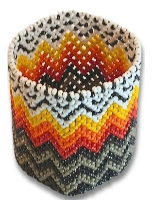 Pulseira De Miçangas Arte Indígena Elástica |waura| 1215