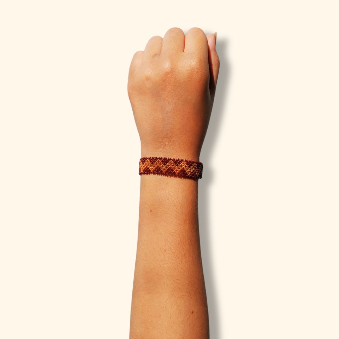 Pulseira de Miçangas Arte Indígena Fina | Waura | 1241
