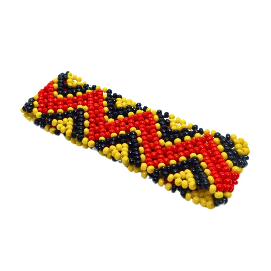 Pulseira de Miçangas Arte Indígena Elástica | Etnia Kaxinawa | 1193